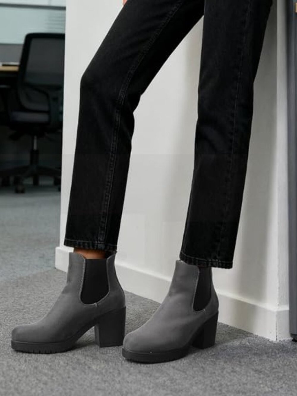 Women's Chelsea Ankle Boots Fall Booties Shoes